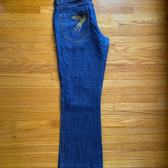 DEAR AB DARK WASH LOW RISE JEANS - Picture 5 of 8